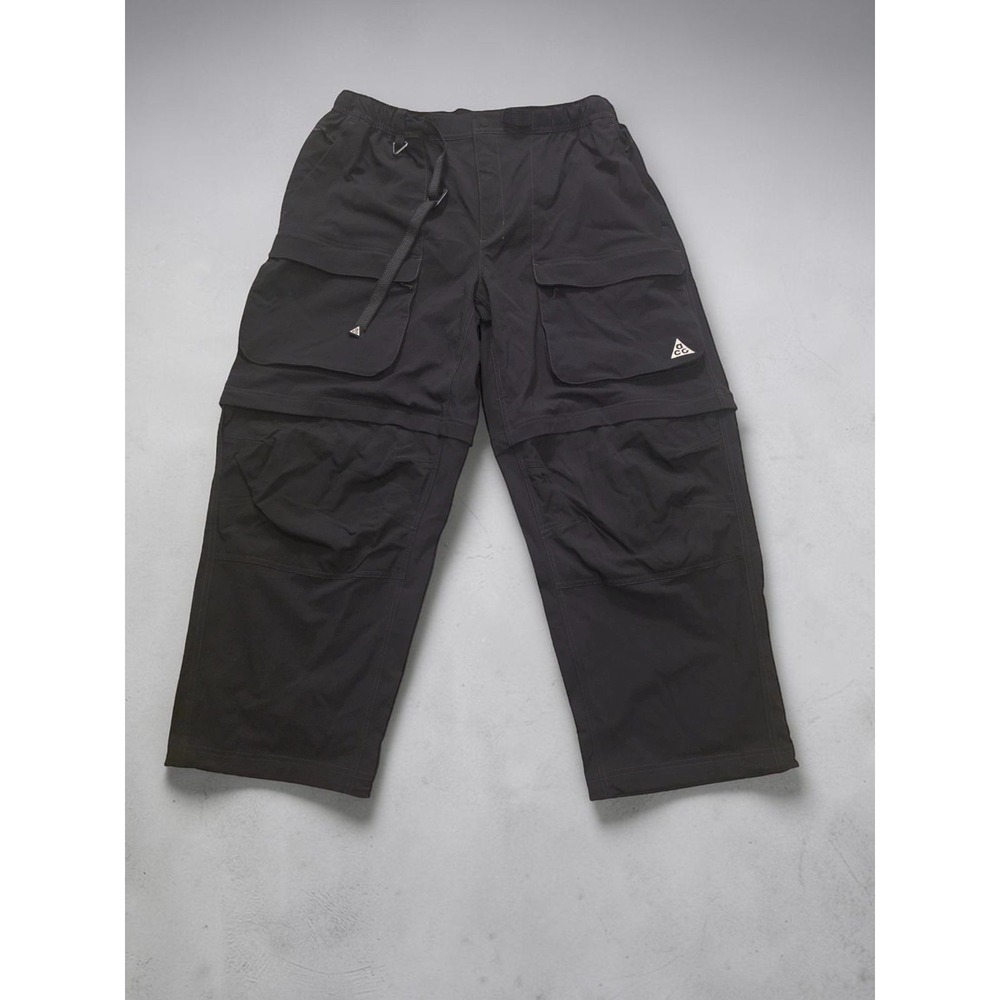 Nike ACG Smith Summit Convertible Cargo Pants Shorts Men's XL Black HV0591 NWT